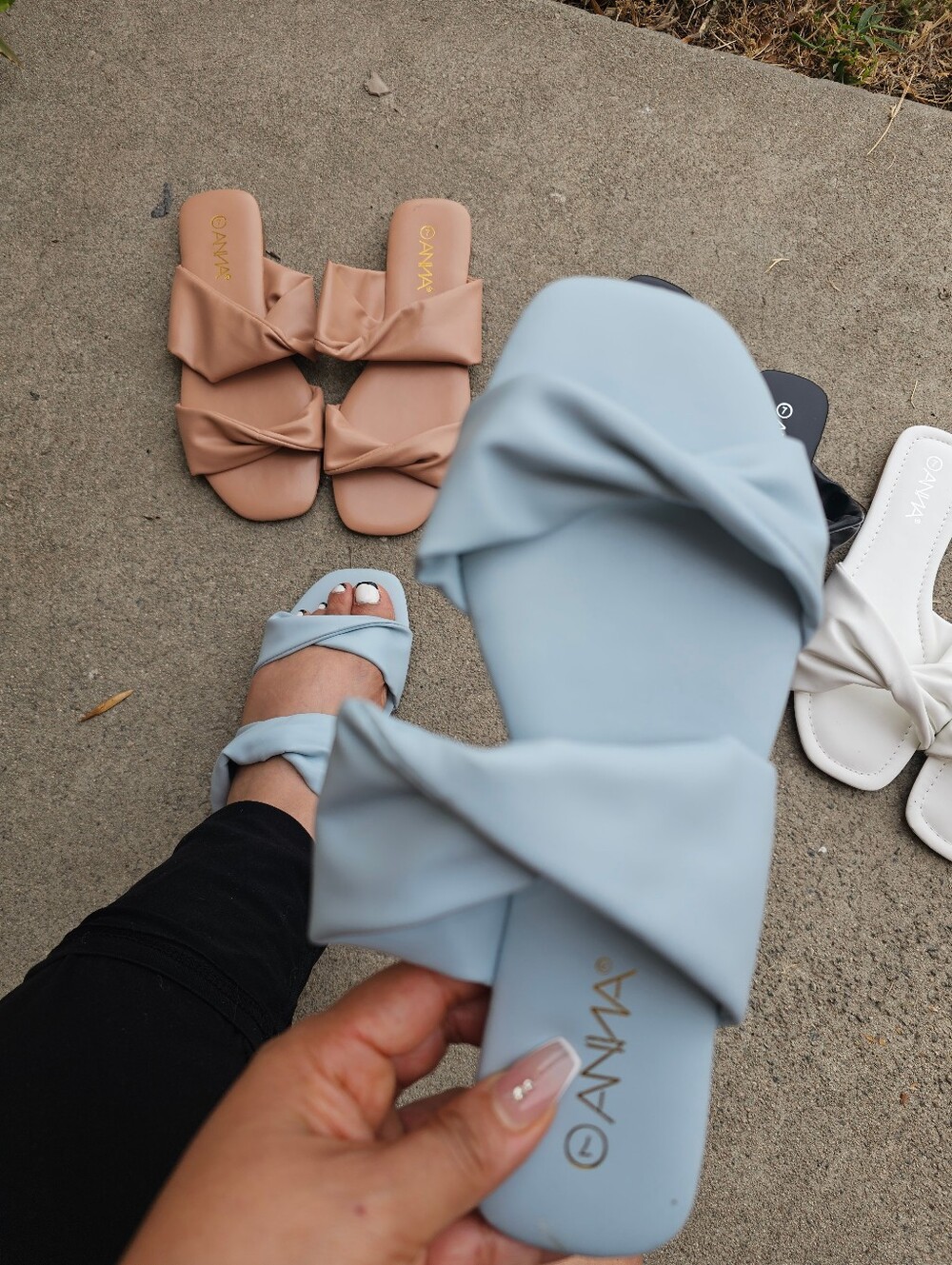 Just In Paris Blue sandals - Picture 6 of 6